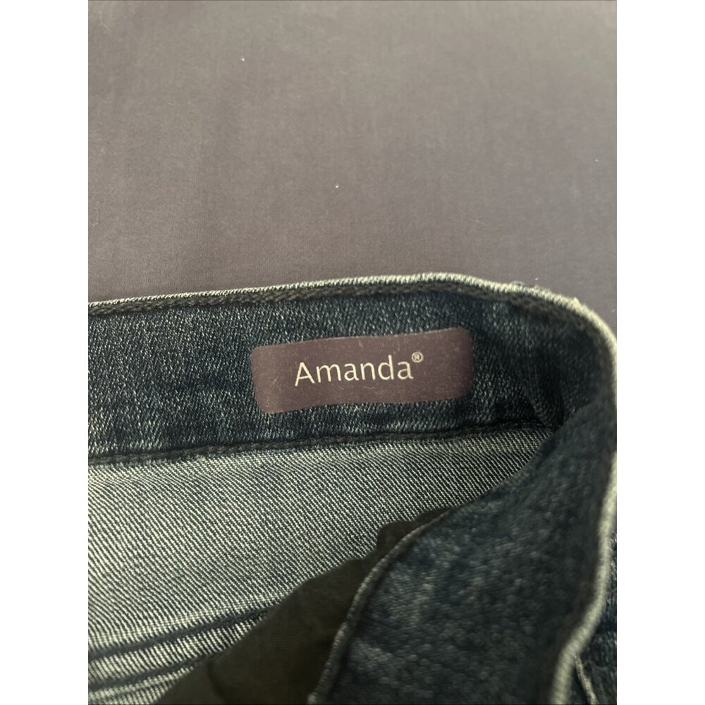 Gloria Vanderbilt Women's Amanda Skinny High Rise Stretch Jeans (Black, 6) - Picture 3 of 5